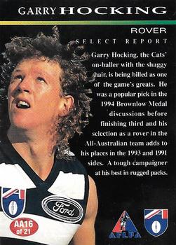 1995 Select AFL - All-Australian Team #AA16 Garry Hocking Back